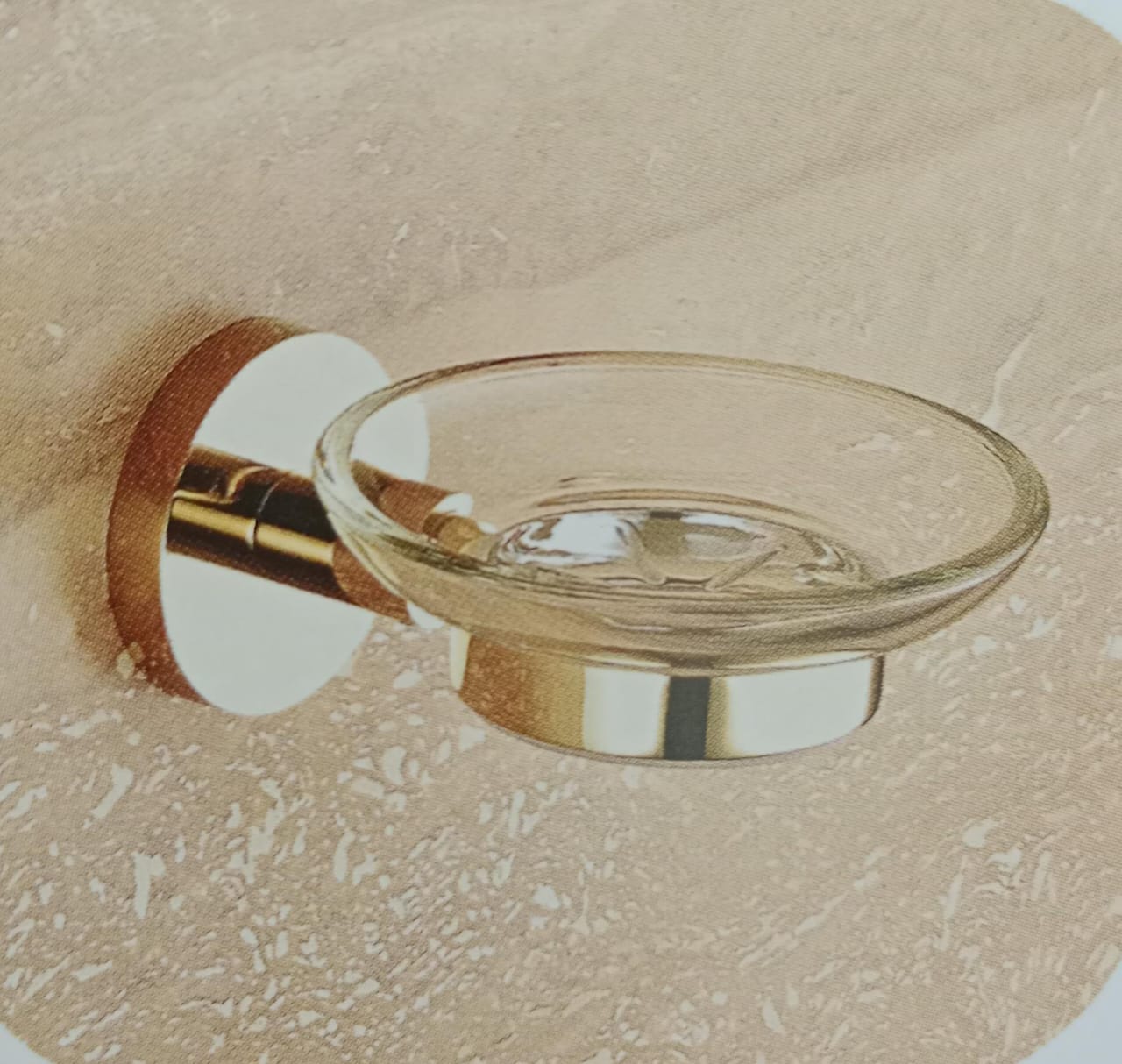 DECOR ESTELLA GLASS SOAP DISH ET0002